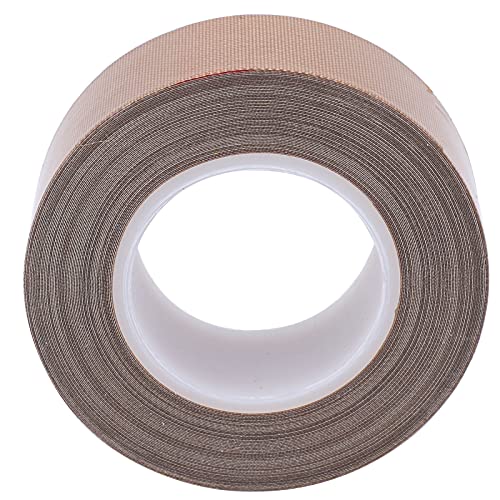 Yosoo 2in X 10 M PTFE-Klebebandrolle für Impulsversiegelung, Bessere Isolierung, PTFE-Klebeband mit Optionen, Einfach zu Reinigen, Effiziente Versiegelung, Langlebige Anti-Aging, Vielseitige (Dicke von Yosoo