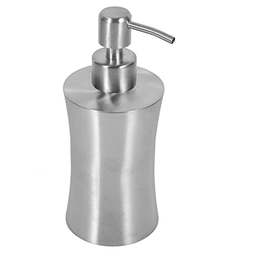 304 Edelstahl-Dusche Pumpe der Lotion Seifenspender Seife Spender Flüssigkeit Flasche für die Küche der Arbeitsplatte Bad 220 ml/250 ml/400 ml 250ml von Yosoo