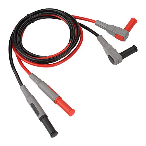 Yosoo Banana -Stecker -Testlinie, Flexibler Siliziumdraht für Multimeter Tests, Sichere Isolierte 4 mm Multimeter Kabel für die Elektronik und Verwendung von Yosoo