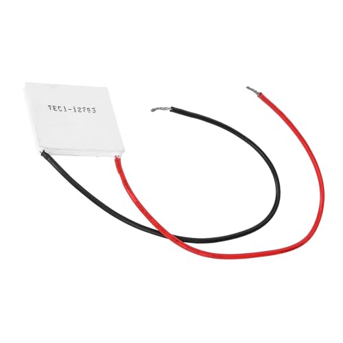 Yosoo Ceramics 12V 3A TEC1-12703 Cool Plate Modul 40x40 Mm Peltier-Wärme mit Effizienter Kühlung, Geeignet für Kühlschrankplatten, Einfacher Betrieb von Yosoo