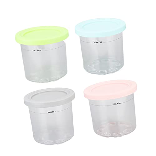 Yosoo Eiscreme -Pint -Behälter Wiederverwendbare Creami Eisbecher für NC299AMZ NC300S Serie 600ml Spülmaschine Safer Set von 4 mit 4 Farben Blau Grau Grünrosa für NC301 CN301CO CN305A Yosoo Eiscreme -Pint -Behälter Wiederverwendbare Creami Eisbecher für NC299AMZ NC300S Serie 600ml Spülmaschine Safer Set von 4 mit 4 Farben Blau Grau Grünrosa für NC301 CN301CO CN305A von Yosoo