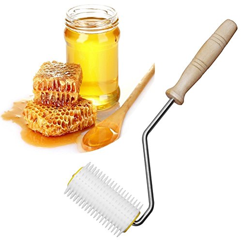 Bienenzucht Fixierer Walze für Nadeln, Bienenzucht Honig Kamm Miele Extrakt Abzieher Werkzeug Ausrüstung Imker Evolution Instrument von Yosoo