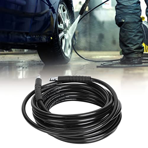 Yosoo Hochdruck -Waschmaschinenschlauch Stahldrahtgeflecht für K2 K3 K4 K5 Serie Kaltes Wasser 180Bar 2610psi Schnelle Installation Einfach zu Bedienende Verschleißflexibilität Flexibel (10 m) von Yosoo
