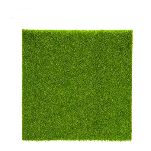 Yosoo Künstliche Gras Mat Plastic Rasen Grass Indoor Outdoor Grün Synthetische Rasen Micro Landschaft Ornament Home Decoration (Abmessung : 15cm X 15cm) von Yosoo