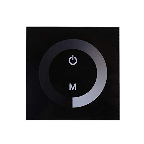 Yosoo LED-Dimmer, Sensorkontrolle, DC 12 – 24 V, Wandschalter, Helligkeitsregler für LED-Streifen von Yosoo