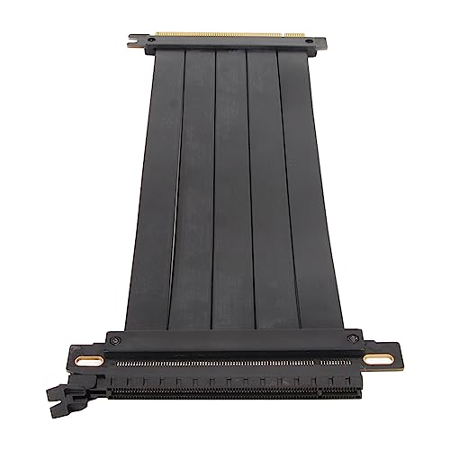 Yosoo PCIE 4.0 X16 Extender Riser-Kabel mit EMI-abgeschirmten Slots für Verbesserte Leistung, Effizientes Design und Plug-and-Play-Installation, Kompatibel für RTX 4090, RX 7900 XT (40cm) von Yosoo