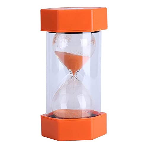 Timer,Sanduhr Minuten Timer 10/20/60 Minuten-Kreative Sand Glas Dekor Geschenk Heim Büro (Orange 20 mins) von Yosoo