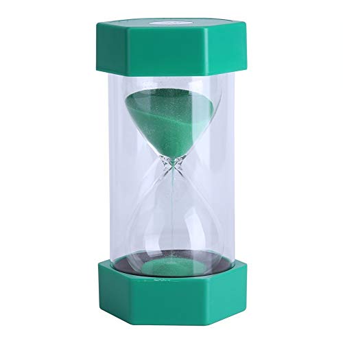 Timer,Sanduhr 2/10/20/30/60 Minuten - Kreative Sand Glas Sanduhr Minuten Timer Clock Home Office Dekor (Grün 10 mins) von Yosoo