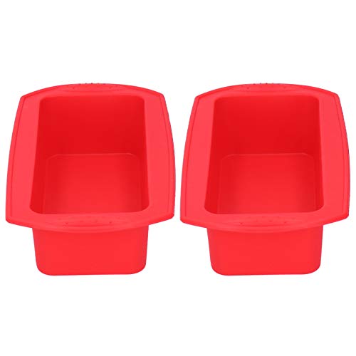 Yosoo Silikon-Brotform, 2 Stück Rechteckige Antihaft-Brotbackformen Zum Backen von Bananenbrot Hackbraten Pfund Kuchenseife Fudge Leicht zu Reinigen Nicht Leicht zu Verformen Yosoo Silikon-Brotform, 2 Stück Rechteckige Antihaft-Brotbackformen Zum Backen von Bananenbrot Hackbraten Pfund Kuchenseife Fudge Leicht zu Reinigen Nicht Leicht zu Verformen von Yosoo