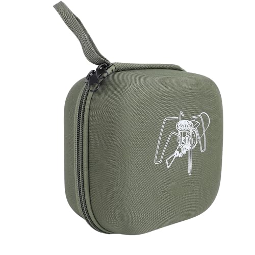 Yosoo Tragbare Anti -Kollisions -Wassercamp Herd Aufbewahrungsbox, Eva Tragetasche für Küche Im Freien, Picknick, Wandern mit Herd Carry Box/Cover, Aufbewahrungskoffer, Herdspeicherbox (Green) von Yosoo