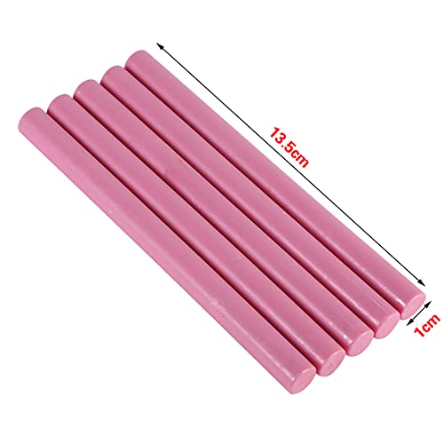 Yosoo Versiegelung von Wachsstäbchen Wachs Seal Sticks 10 Farben Nicht-Stick 5pcs Wertpaket für Umschläge Einladungen DIY-Projekte mit Vintage-Charme (PINK) von Yosoo