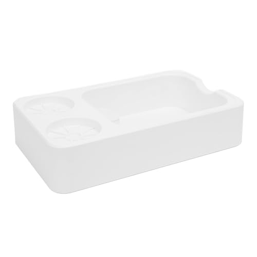 Yosoo Vielseitige Funktion, Einfach zu ABS -Kaffee -Klopfen Aufbewahrungsbox Organizer für 51 Mm 53 Mm 58 (WHITE) von Yosoo
