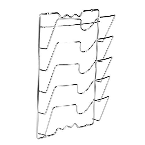 Yosoo Wand- und Türmontage, Küchenschrank-Aufbewahrungsregal, Topfdeckel für die Wand, kein Bohren, Selbstklebend, Rostfrei und Aufbewahrung von Pfannenabdeckungen, Klassisch von Yosoo