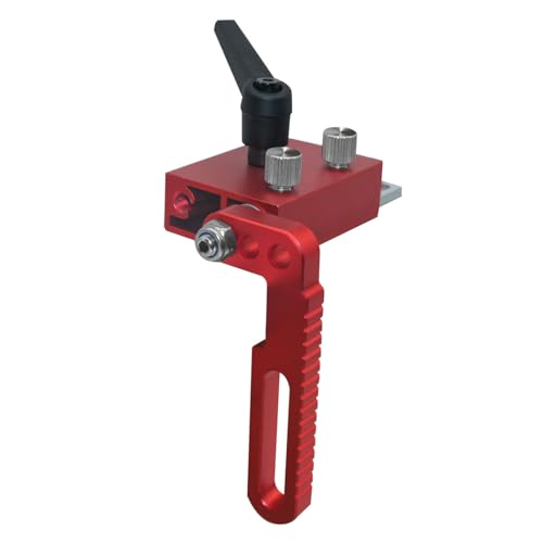 Yosoo Zaun Flip Stopp T -Spur Limit Stop Typ 75 Aluminiumlegierung Holzbearbeitungszubehör mit Abgeschlossenem Design für die Installationsbaugruppe Schneidfixierung von Yosoo