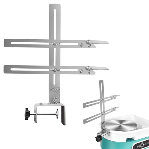 Yosuny Pottery Throwing Gauge, Adjustable Pottery Measuring Gauge with Clamp, Pottery Throwing Gauge Clip, Ceramics Pottery Clay Tool for Making Repeat Forms Yosuny Pottery Throwing Gauge, Adjustable Pottery Measuring Gauge with Clamp, Pottery Throwing Gauge Clip, Ceramics Pottery Clay Tool for Making Repeat Forms von Yosuny