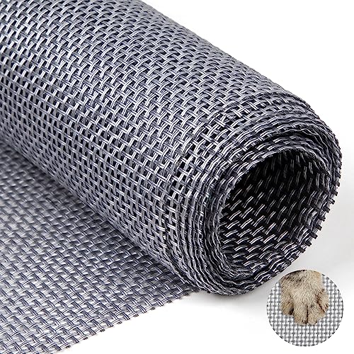 Yotache Katzenschutzgitter 252×122 cm, Petscreen ohne Bohren, PVC-beschichtetes Polyester Katzengitter Silber Yotache Katzenschutzgitter 252×122 cm, Petscreen ohne Bohren, PVC-beschichtetes Polyester Katzengitter Silber von Yotache