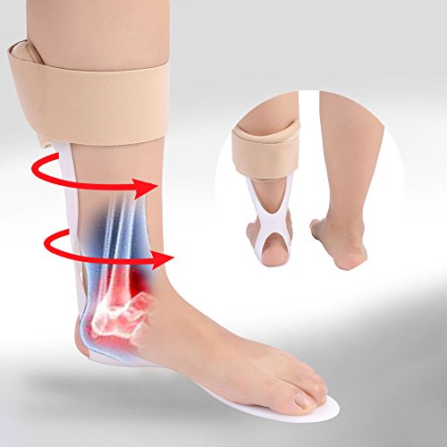 Einstellbare Fuß Drop Orthese Knöchel Korrektor Brace Support Schutzkorrektur Schiene(M（39-45）Rechts) von Yotown