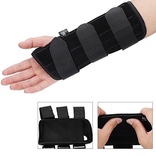 Handgelenkstütze, Handbandage, Atmungsaktive Handgelenk Klammer Handunterstützung Verstauchung Unterarm Handwurzelschienen Arthritis für Sport und Alltag (M(Rechts)) von Yotown