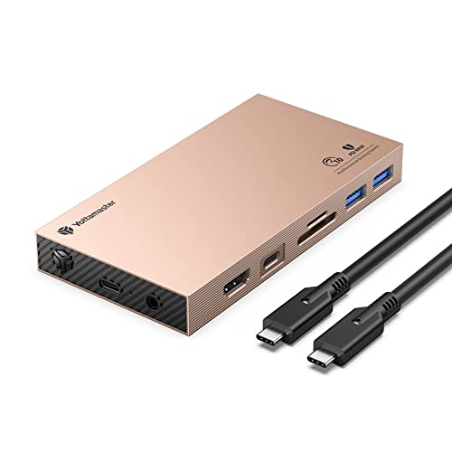 Yottamaster USB C Docking Station mit NVMe Gehäuse, 10-in-1 USB C Hub 10Gbps Unterstützung 4K@30Hz HDMI, PD100W, RJ45, 4 USB Anschlüssen, Audio, SD/TF Kartenleser für Windows und Mac Typ C Laptops Yottamaster USB C Docking Station mit NVMe Gehäuse, 10-in-1 USB C Hub 10Gbps Unterstützung 4K@30Hz HDMI, PD100W, RJ45, 4 USB Anschlüssen, Audio, SD/TF Kartenleser für Windows und Mac Typ C Laptops von Yottamaster