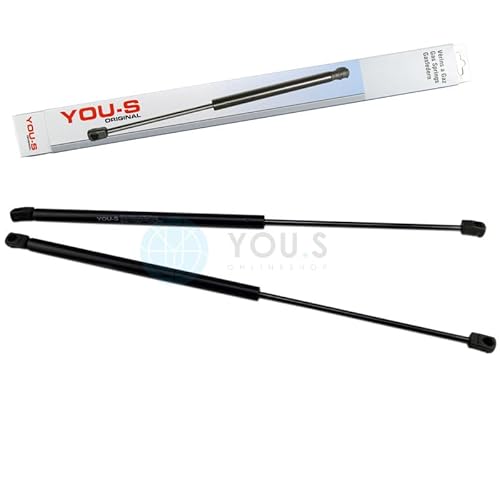 2 x YOU.S Gasfedern für Heckklappe Länge: 580 mm Kraft: 330 N - 1H9827550A von You.S