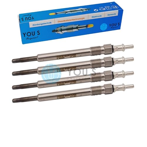 4 Stück YOU.S Original Glühkerzen Länge: 131,0 mm Spannung: 11,5 V - 0011593701 von You.S