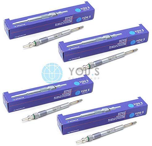 4 x YOU.S Original 5 Volt Glühkerzen Komplettlänge [mm]: 119-55238404 von You.S