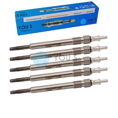 5 Stück YOU.S Original Glühkerzen Länge: 131,0 mm Spannung: 11,5 V - 0011594201 von You.S