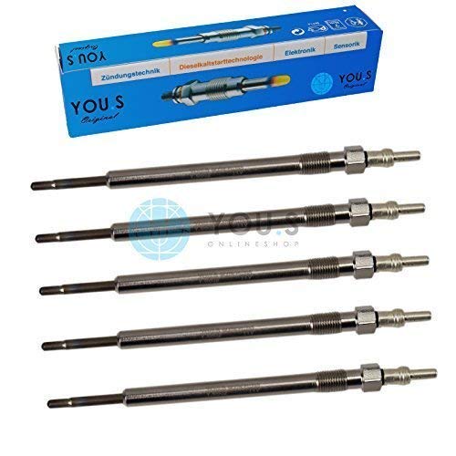 5 Stück YOU.S Orignal Glühkerze Länge: 151,5 mm Spannung: 11.0 V - 46792359 5 Stück YOU.S Orignal Glühkerze Länge: 151,5 mm Spannung: 11.0 V - 46792359 von You.S