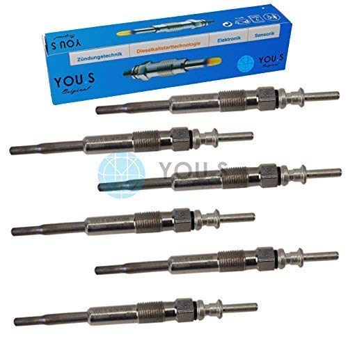 6 Stück YOU.S Original Glühkerzen für 106 mm Spannung: 5 V - 12237786869 6 Stück YOU.S Original Glühkerzen für 106 mm Spannung: 5 V - 12237786869 von You.S