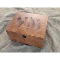 Personalisierte Erinnerungsbox, Ersten Geburtstag Kapsel, Baby Benutzerdefinierte Zeitkapsel, Personalisierte Holzkiste von YouCanMAKEitPERSONAL