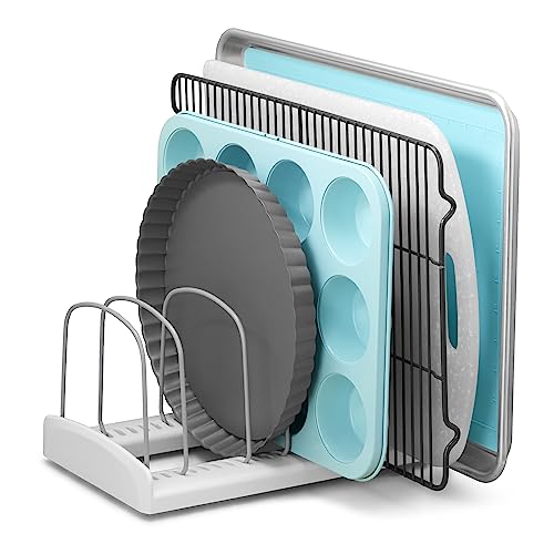 YouCopia Bakeware Rack StoreMore verstellbar, Kunststoff, Weiß, Standard von YouCopia