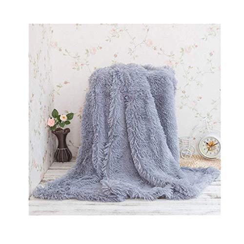 TIDWIACE Kuscheldecke Flauschig, Super Warme Decke, Hochwertige Wohndecke, Weich & Komfort Decke,Sofadecke,Fleecedecke,Tagesdecke für Bett Sofa Schlafzimmer (Grau, 130 X 160 cm) von TIDWIACE