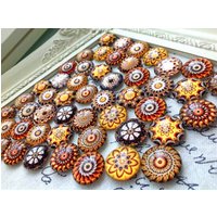Verzierte Glas-Kühlschrank-Magnete Vintage Inspirierte Starke Magnete - 8Er-Set von YouMatterDesigns