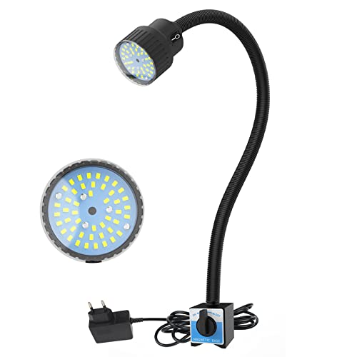 Flexibles Schwanenhals Licht 12W Led Arbeitslicht 1200 Lumen Drehmaschine Led Licht mit Magnetfuß für Drehmaschine Cnc-Fräsbohrmaschine Nähmaschine Industrielle Beleuchtung Werkzeug Maschinenleuchte von YouTeMei