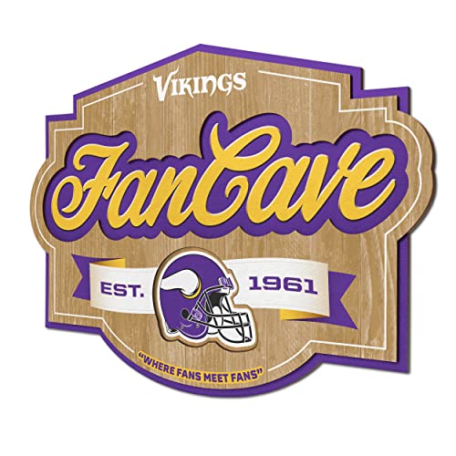 YouTheFan NFL Minnesota Vikings Fan Höhle Schild von YouTheFan