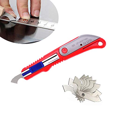 Acrylglas Beschafft Messer Acrylschneider mit Klingen Handgefertigte DIY-Werkzeuge Zubehör Rot 1 Stück von UoYu