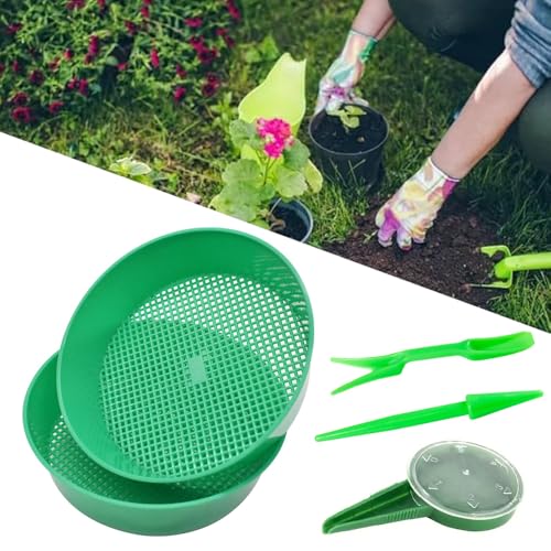 Gartensieb,YouXiaor 5PCS Bodensieb Sandsieb Kunststoff Erdsieb Garten Stein Sand Boden Erde Sämling Mesh Sieb Garten Sieb Boden Sieb Gartenarbeit Gartengeräte Pflanzen Sämling Sandsteinfilter Werkzeug Gartensieb,YouXiaor 5PCS Bodensieb Sandsieb Kunststoff Erdsieb Garten Stein Sand Boden Erde Sämling Mesh Sieb Garten Sieb Boden Sieb Gartenarbeit Gartengeräte Pflanzen Sämling Sandsteinfilter Werkzeug von YouXiaor