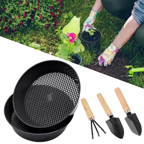 YouXiaor Gartensieb,Bodensieb 3PCS Sieb Garten Sandsieb Kunststoff Stein Sand Boden Erde Sämling Mesh Sieb Durchwurfsieb Boden Sieb Gartenarbeit Gartengeräte Pflanzen Sämling Sandsteinfilter Werkzeug YouXiaor Gartensieb,Bodensieb 3PCS Sieb Garten Sandsieb Kunststoff Stein Sand Boden Erde Sämling Mesh Sieb Durchwurfsieb Boden Sieb Gartenarbeit Gartengeräte Pflanzen Sämling Sandsteinfilter Werkzeug von YouXiaor