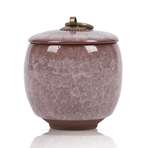 Kleine Urne für menschliche Asche, 6.5 cm, handgearbeitete Urne - fasst ca. 50 cm3 Asche von Youdear Memorials
