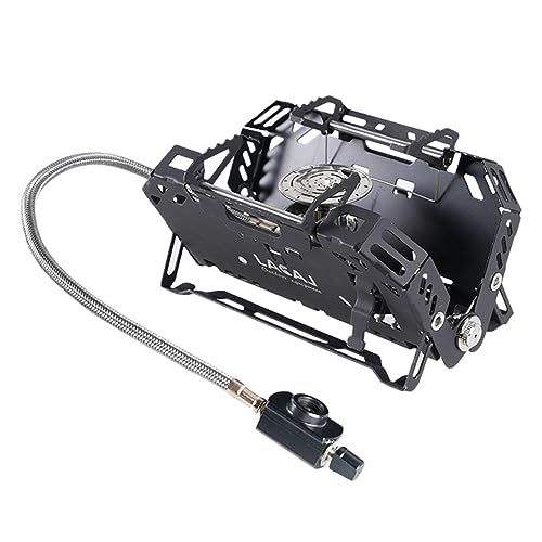 Campingkocher | Faltbarer Campingkocher mit Kanisteradapter | Camping verstellbar mit rutschfester Halterung für Rucksack, Picknick, Wandern Youding von Youding