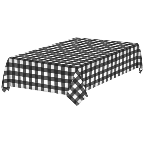 Gingham Tischdecke | Rechteck Oktoberfesttabelle Cover | Hochleistungsabdeckung wasserdichte Partydekor für Café Camping Hinterhof Grill Restaurant Terrasse Balkon Essgarten von Youding