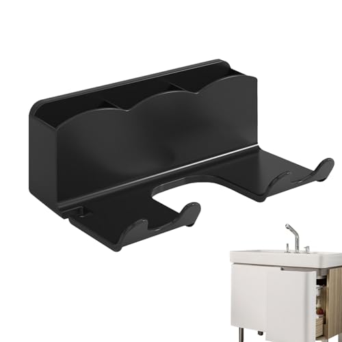Haartrocknerhalter Wand Montiert - Badezimmerorganisation Föhntrockner Kleiderbügel | Haarwerkzeuge Organizer | Hitzebeständiges Dock | Platz Sparende Haare Für Das Werkzeugregal Für Badezimmer, von Youding