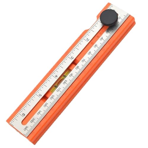 Holzbearbeitung Herrscher - 16.7x3.7cm Markierungslinie Lineal | Tragbare Präzisionsleitungszeichnungshilfe | Rotatierbares Kopf-Grip-Gadget Ohne Schlupf Für Präzise Messung, Positionierung, Bau, Schr Holzbearbeitung Herrscher - 16.7x3.7cm Markierungslinie Lineal | Tragbare Präzisionsleitungszeichnungshilfe | Rotatierbares Kopf-Grip-Gadget Ohne Schlupf Für Präzise Messung, Positionierung, Bau, Schr von Youding