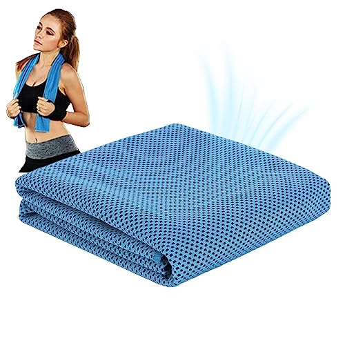 Kaltes Handtuch, weich, atmungsaktiv, 30,5 x 81,3 cm, kühlendes Handtuch aus Mikrofaser, kühlendes Handtuch, atmungsaktiv, sofortige Entlastung von Überhitzung, S von Youding