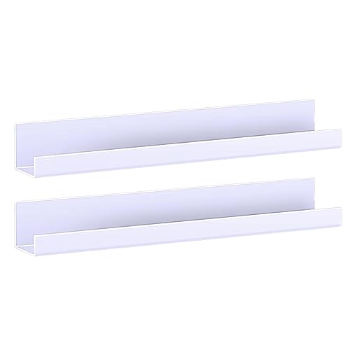 Magnetisches Bücherregal für Whiteboards – Bücherregale aus Acryl – Magnetbuch aus massivem Acryl, 2 Stück, schwebender Gewürzorganisator, wiederverwendbar ohne Youding von Youding