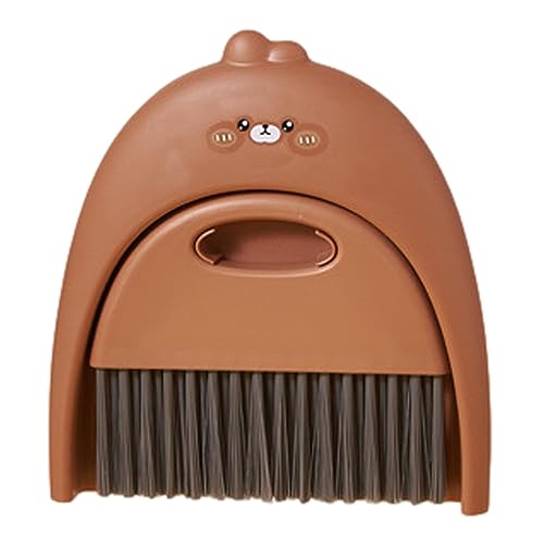 Set mit kleinem Besen und Kehrschaufel, Mini-Schaufel und Bürste mit weichen Borsten und Loch zum Aufhängen, Set Besen und Kehrschaufel, tragbar, mit Griff, Reinigungsset von Youding