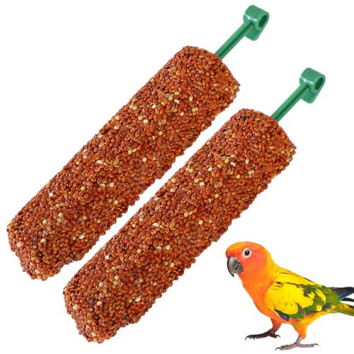 Shotet Treats Sticks | 2 Stücke Vogelsnacks - Training Von Food Rewards -Futtersnahrung Snacks Für Myna Shut Funk Conure von Youding