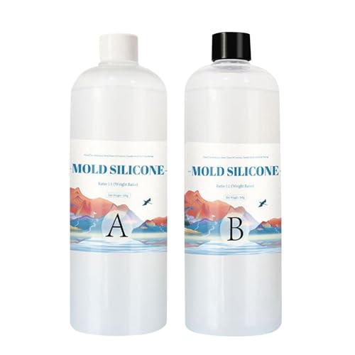 Silikonform Making Kit | Durchscheinend flüssiges Formteilen Silikon -Set Schimmelpilz -Silikon für -Gussharzformen und Silikonkerzenformen von Youding