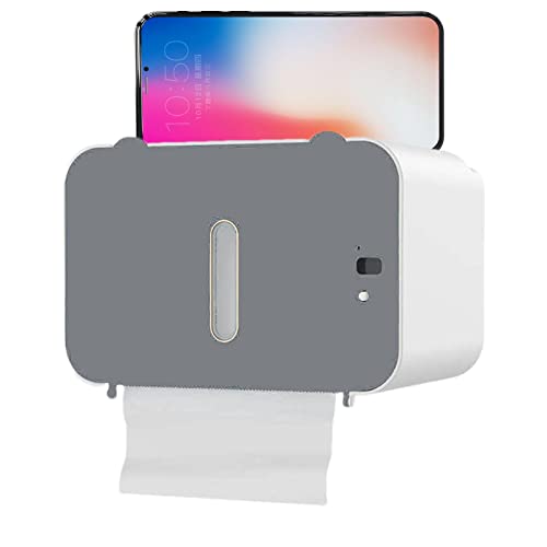 Wandhalter für Taschentuchbox | Wasserdichte Taschentuchbox mit Deckel – Intelligenter Toilettenpapierhalter für das Badezimmer zu Hause, Spender Youding Wandhalter für Taschentuchbox | Wasserdichte Taschentuchbox mit Deckel – Intelligenter Toilettenpapierhalter für das Badezimmer zu Hause, Spender Youding von Youding