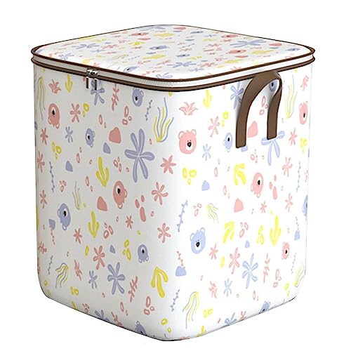 Youding Aufbewahrungstasche für Kleidung | Kleiderschrank-Organizer | Kleiderkörbe mit großer Kapazität, faltbare Aufbewahrungsbehälter für Kleidung, Decken, Bettdecken, Bettwäsche von Youding